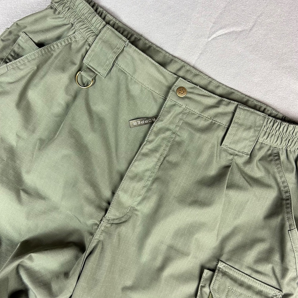 Propper Tactical Cargo Pants Mens 40/30 Green Ripstop Utility Reinforced Knees